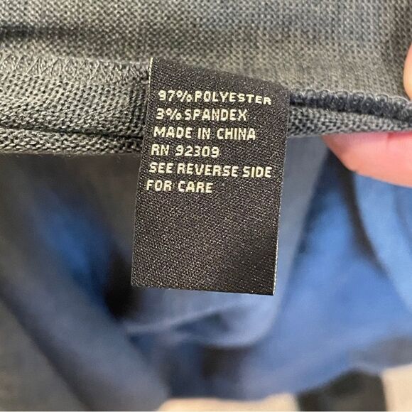 DG2 by Diane Gilman Charcoal Long Sleeve Top, Size Large - Picture 8 of 10